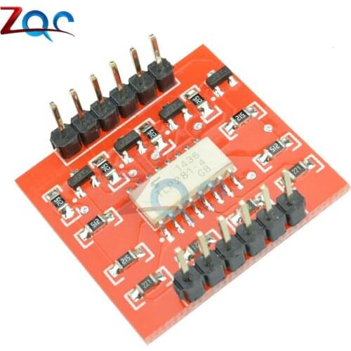 TLP281 4-Channel Opto-isolator IC Module For Arduino Expansion Board High And Low Level Optocoupler Isolation 4 Channel