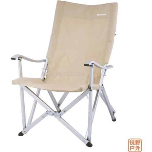 Increased folding garden chair Outdoor beach portable backrest aluminum alloy chair Xuefeng quality chair