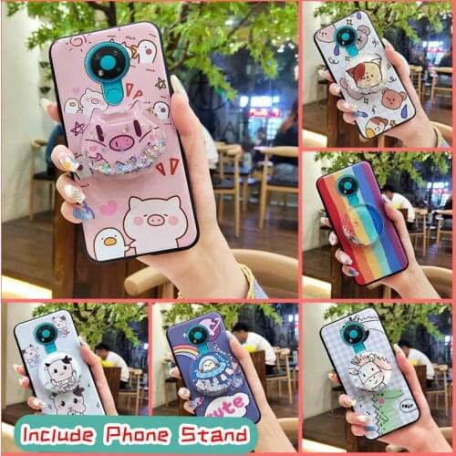 Back Cover Soft Case Phone Case For Nokia 3.4 Cover Kickstand Waterproof TPU Cartoon Silicone
