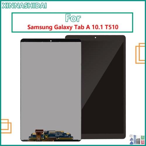 Lcds T510 For Samsung Galaxy Tab A 10.1 2019 T510 Display T515 T517 Touch Digitizer Sensor Matrix Assembly Replacement SM-T510