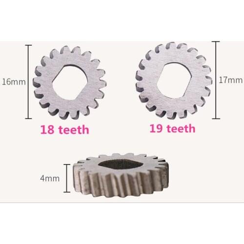 AZGIANT 1set 19T 17mm copper window sunroof motor gear for Benz BMW MINI AUDI Land rover VW Skoda Nissan Fiat Honda Ford