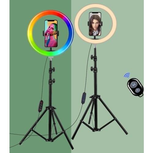 10 Inch Ring Light Tripod LED Ring Light Selfie Ring Light 26cm For Makeup Video Live Aro De Luz Para Hacer Youtube Tik tok