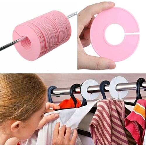 10 Pack DIY Clothing Size Dividers Round Hangers Rack Closet Dividers for Clothes Stores Home Blank Dividers Garment Size Tags