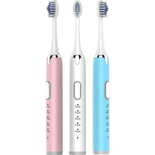 20set/lot USB Charging/Battery Electric Toothbrush Household Soft Bristle Automatic Ultrasonic Vibration Toothbrush HA1987