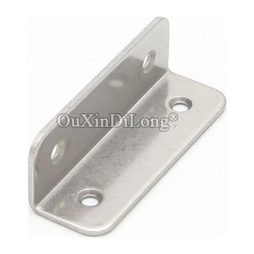 20PCS 304 Stainless Steel Right Angle Corner Braces Board Frame Partition Fixed Holder Brackets Furniture Reinforced Connectors