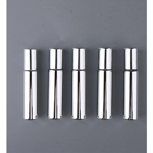 5Pcs 3.4 Oz Roll On Glass Bottles w/ Roller Balls for Perfume Essential Oils
