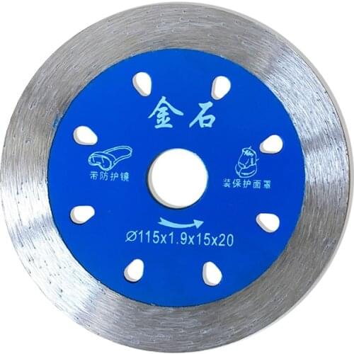 Diamond saw blade for stone cutting pebble tile cutting at good price and fast delivery 114x20x1.8mm