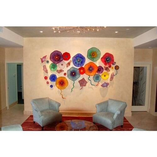 Art Deco Blown Glass Office Walls Recessed Restaurant Wall Decoration Lighting