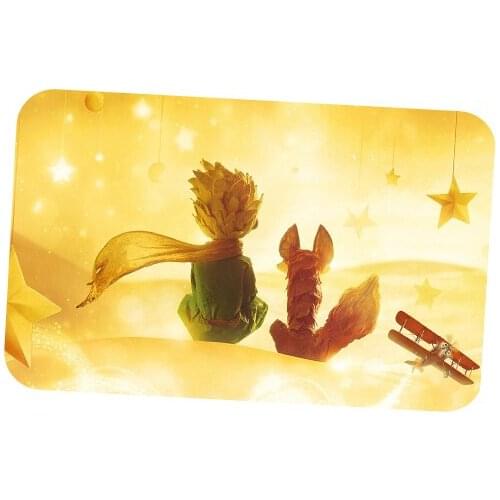 Cartoon Fairy Tales Little Prince Print Home Doormat Insole Kitchen Carpet Indoor Welcome Bathroom Non-slip Floor Mats