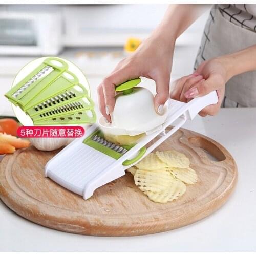 Kitchen Vegetable Eraser Potato Shredder Household Slicer Stainless Steel Shredded Carrot Vegetable Shredder Fries Cutter