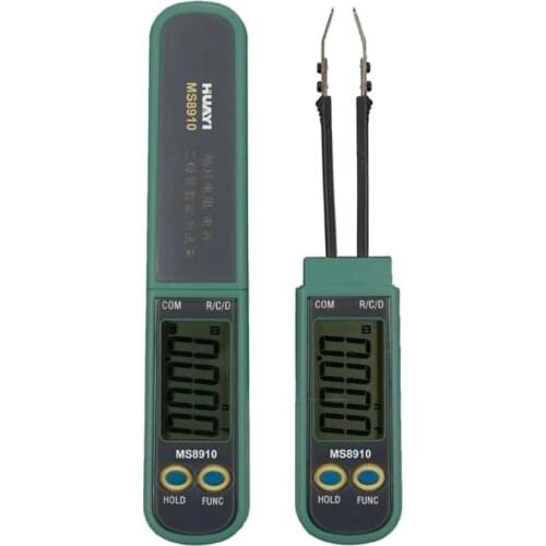 Mastech MS8910 Smart SMD Tester Capacitance Meter Multimeter/ LCD RC Resistor Capacitor Diode Meteter