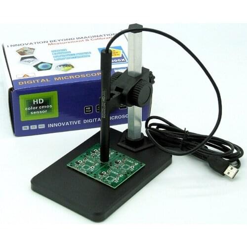 1-600x Diameter 10mm LED USB Digital Slim Size Microscope Endoscope Camera Microscopio for Repairing Skin PCB Tools ZM56