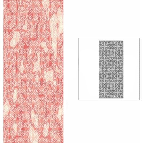 New Slim Spotted Cross Bow Background Plate Craft Embossing Mold 2021 Metal Cutting Dies for DIY Scrapbooking Album Card Making