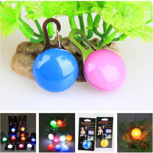 Pet Collar Pendant LED dog collar Night light pendant security luminous pendant Collar pet supplies Pretty dog accessories,Q3