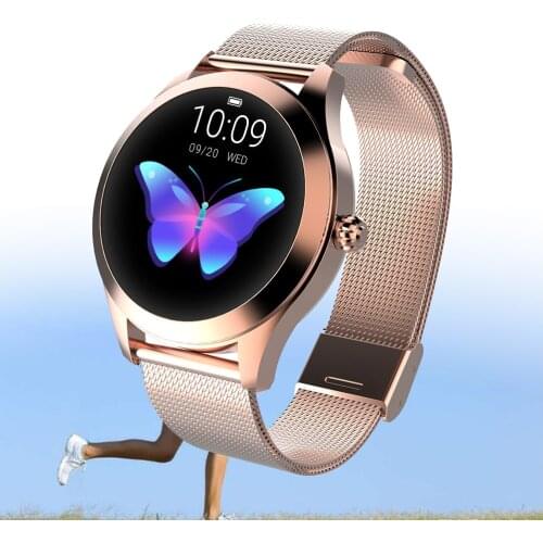 IP68 Waterproof Smartwatch Heart Rate Monitor KW10 Sport Fitness Smart Watch Fashion Women Bracelet VS KW20 B57 For IOS Android