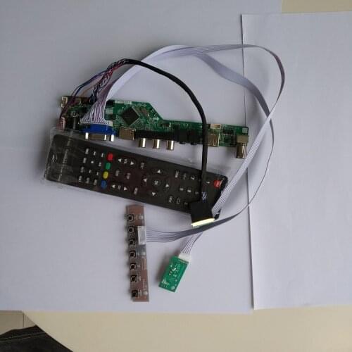 TV LCD LED RF VGA AV USB LED HDMI-compatible Controller Board For N156BGE-L11/L21 B156BGE-L31/L41 1366×768 15.6" Panel Screen