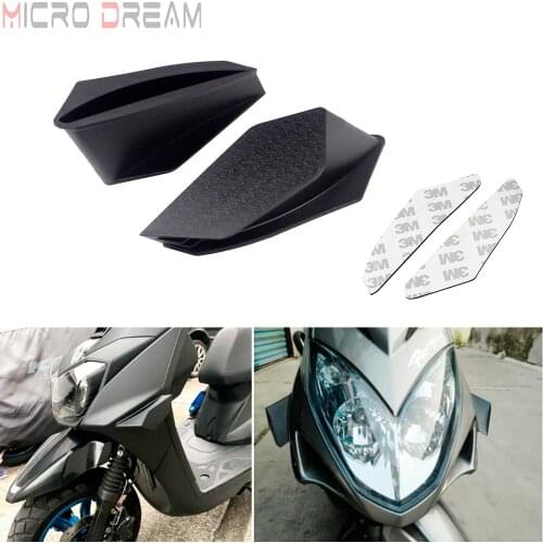 Motorcycle Aerodynamic Winglet Scooter Universal Aero Dynamic Wing Kit For Honda Yamaha V-max YZF Kawasaki Nmax Versy Z900 Z800