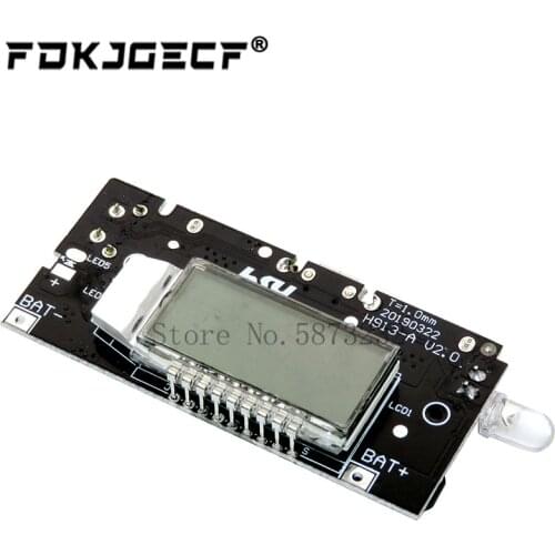 Dual USB 18650 Battery Charger PCB Power Module 5V 1A 2.1A Mobile Power Bank Accessories for Phone DIY LED LCD Module Board