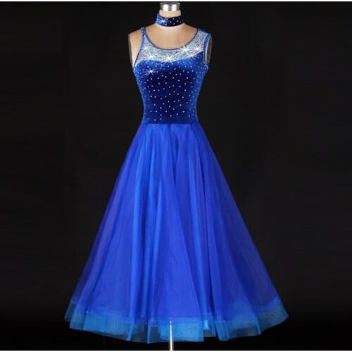 2019 New Costume Sale Ballroom Dance Skirts Newest Design Woman Modern Waltz Tango Dress/standard Competition Dress M023