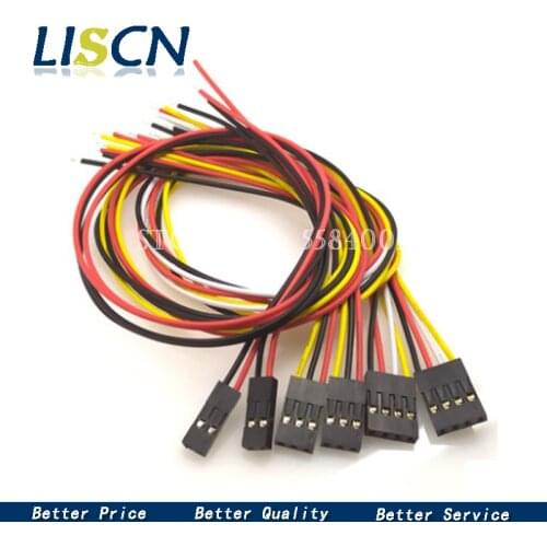 10PCS 20CM Single head Dupont Line Dupont connector plug with cable jumper wire 2.54MM PITCH 2/3/4/5/6/7/8/9/10 PIN 2P/3P/4P/5P