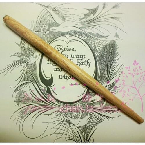 10 Pieces For A Lot Handmade Oak Wood Copperplate Script Straight Dip Pen Holder Best Gift English Calligraphy Dip Pen
