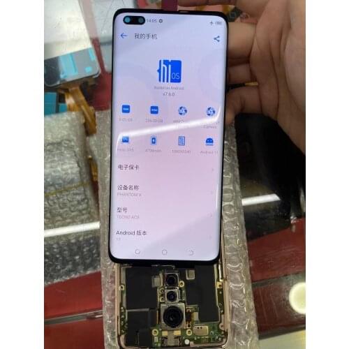 100% New Original Tested LCD Display For TECNO PHANTOM X LCD And Touch Screen Assembly For Tecno AC8 Free Opening Tool