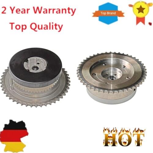 AP02 2pcs For GM 06-14 2.0 2.2 2.4L Variable Valve Timing Sprocket VVT INTAKE & EXHAUSE Cam Phaser Gear