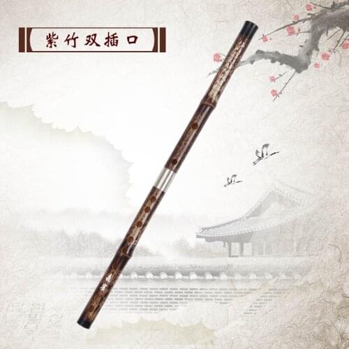 Bamboo flute musical instrument double socket Calls zizhu the disassemblability professional flute