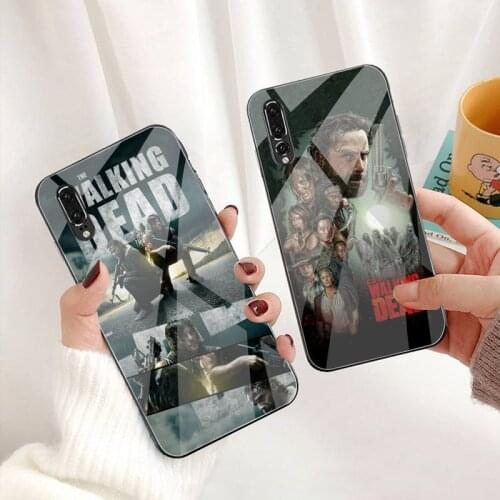 The Walking Dead Phone Case Tempered Glass For Huawei P30 P20 P10 lite honor 7A 8X 9 10 mate 20 Pro