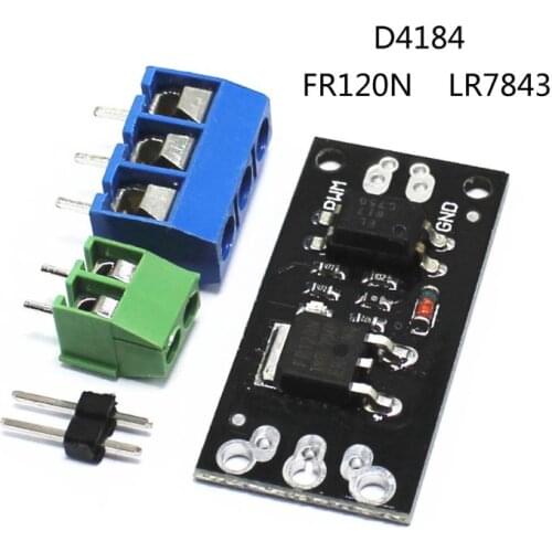 1PC D4184/FR120N/LR7843 Isolated MOSFET MOS Tube FET Module Replacement Relay 40V 50A 100V 9.4A 30V 161A Plate Board