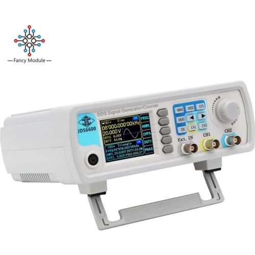 JDS6600-15M 15MHz DDS Function Signal Generator Digital Control Dual-Channel Frequency Meter Arbitrary Waveform Generator