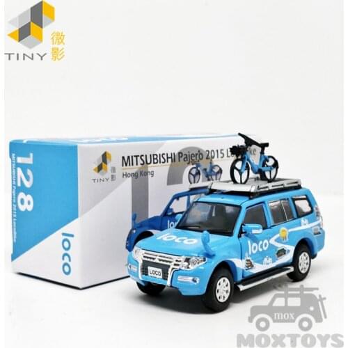Tiny 1:64 Mitsubishi Pajero Loco Bike Diecast Model Car