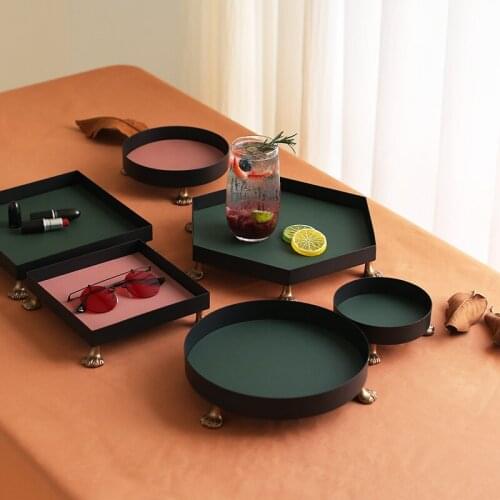 Metal Dice Storage Tray for DND Role Playing Table Games Dice Rolling Jewelry Cosmetic Storage Display Trays