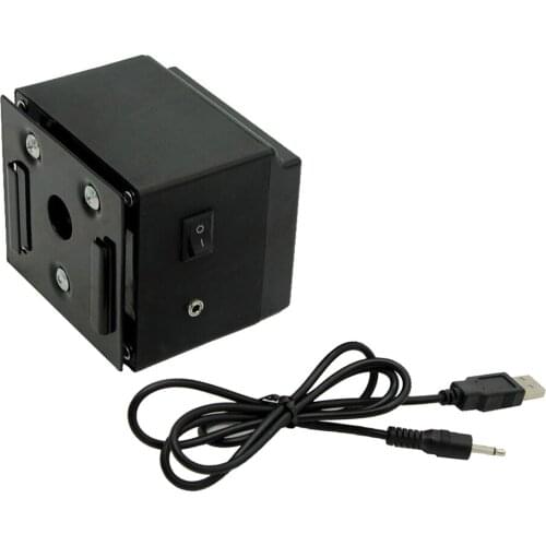 Barbecue Motor 5V Solid Aluminum Construction Barbecue Grill Rotator Motor BBQ Holder Roast Bracket Accessory with USB Wire