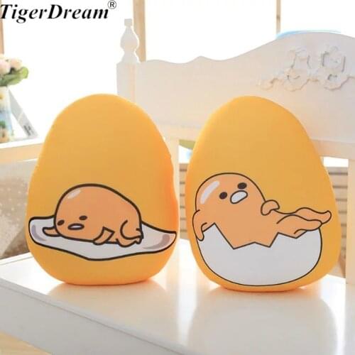 35X25cm Foam Particles Stuffed Lazy Egg Yolk Plush Toys High Quality Cushions Creative Dolls Sleeping Pillows For Children