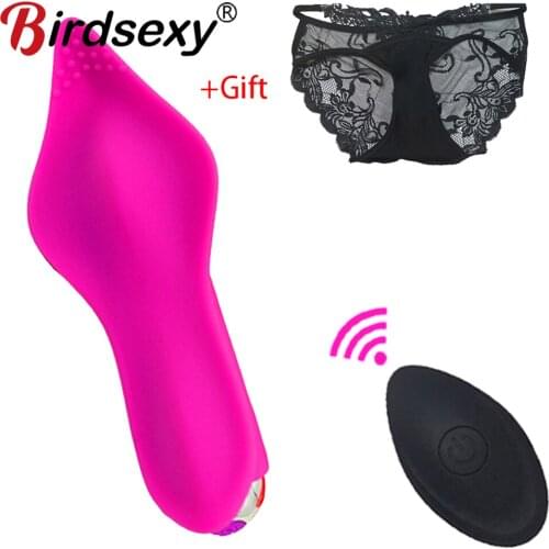 Portable Panty Vibrator Sex Toys for Woman Clitoral Stimulator Wireless Remote Control 10 Modes Invisible Vibrating Egg Sex Shop
