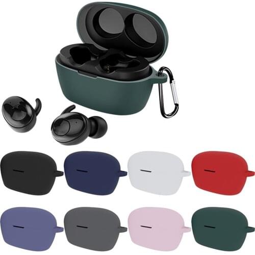 Silicone Case Protective Cover for Philips SHB2505 Wireless Earphone Waterproof Headphone Sleeve with Anti-lost Hook
