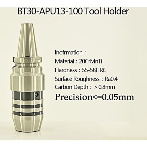 BT30 APU13 Drill Chuck Tool Holder BT APU Drill Chuck Tool older collet chuck Milling Tools Cutting Tool CNC machine Endmill