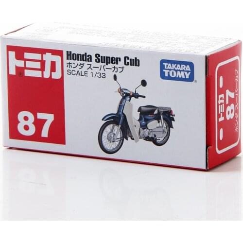 Takara Tomy Tomica 1/33 Honda Super Cub Motorcycle Metal Diecast Vehicle Model Car #87