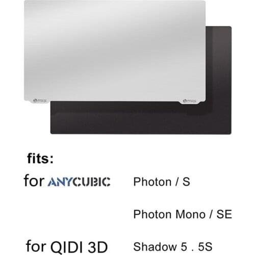 Resin Edition 135mm x 80mm (Compatible with for Anycubic Photon for Photon S for Qidi Shadow 5.5S) Resin Flex Plate