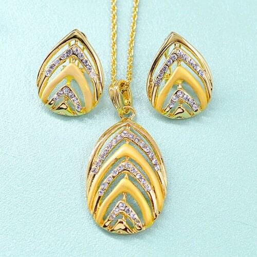 ZEA Dear Jewelry Hot Selling Jewelry Set For Women Earrings Necklace Pendant For Party Engagement Gift Classic Jewelry Findings