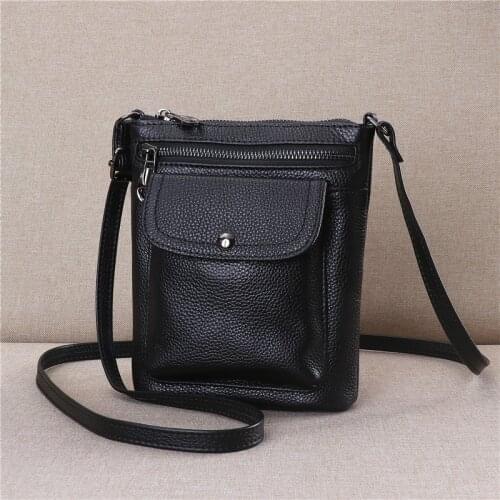 Genuine Leather Luxury Handbags Women Bags Designer Shoulder Bag Ladies Small Crossbody Bags Fashion Female Messenger Bag Purse