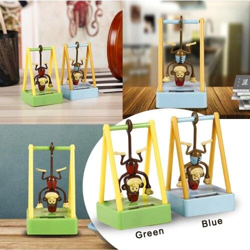 1pcs Car Styling Solar Powered Dancing Cute Animal Swinging Animated Monkey Toy Auto Decor Kids Toys Gift Interior Accessories