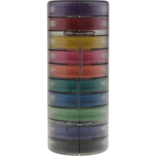 10 Pieces Winding Board Tippet Hanging Fishing Line Box Shaft Bobbin Spools