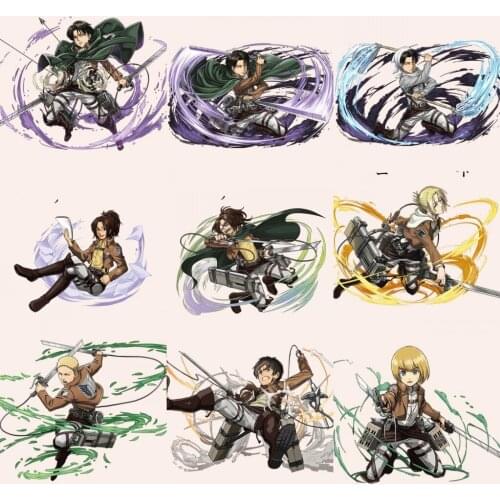 Anime Attack on Titan Eren Jager Rival Ackerman Erwin Smith Acrylic Stand Figure Display Model Plate Decor Accessories Gift Toy