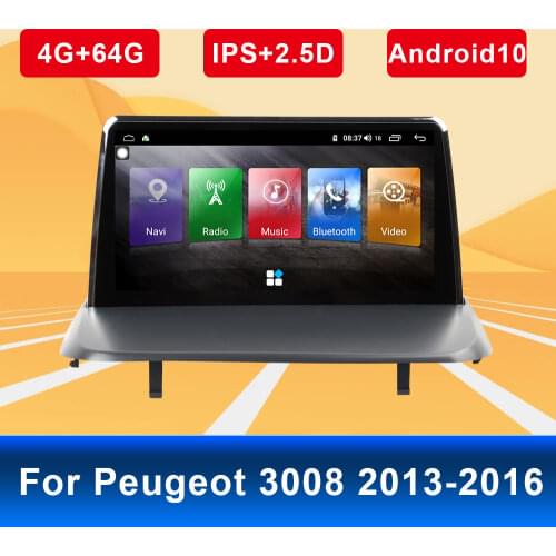 Car Navigator For Peugeot 3008 2013-2016 9 Inch ISP HD touch Screen Video Stereo Audio Player Smart Voice Radio GPS Navigation