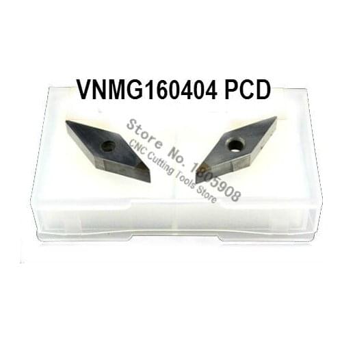 Free shipping 2PCS VNMG160404 PCD Diamond inserts ,Carbide Milling Inserts,CNC Insert, Turning insert For MVJNR/ MVVNN / MVUNR