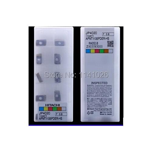 Free shipping HITACHI APMT1135PDER-HT JP4020 Carbide Insert cutting tool
