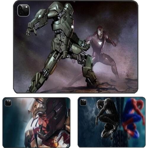 Iron Man Spider-Man Captain America iPad Case For i Pad 10.2 Case Hunter X Hunter Soft Silicone Back Funda Protective Cover iPad