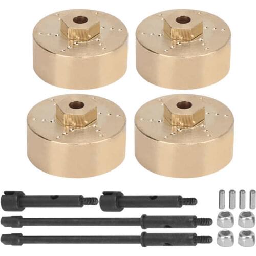 RC toy for kids Durable Brass Counterweight + Widened Axle Set for Axial SCX24 90081 1/24 RC Car Parts